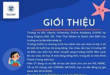 Trường Cơ Đốc Liberty University Online Academy (LUOA) – Tuyển Sinh