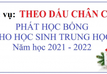 Học Bổng ” Theo Dấu Chân Chúa”