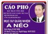 Thông Báo Lễ Tang Mục Sư A Néo