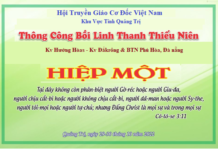 Thông Công TTN Khu Vực Quảng Trị và TTN HT Phú Hòa – Đà Nẵng