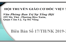 Biên Bản Số 17/TH/NK 2019-2023