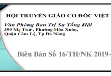 Biên Bản Số 16/TH/NK 2019-2023