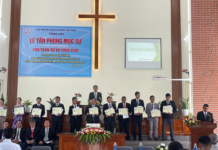 Chương Trình Lễ Tấn Phong Mục Sư (Tháng 08/2023)