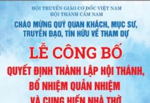 Quảng Nam: Hội Thánh Cẩm Nam Tổ Chức Lễ Công Bố Quyết Định Thành Lập Hội Thánh, Bổ Nhiệm Quản Nhiệm Và Cung Hiến Nhà Thờ